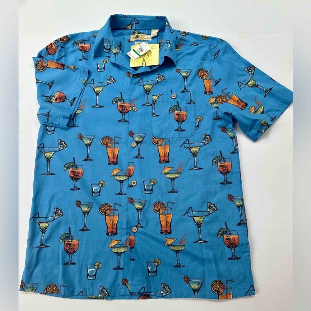Men’s Joe Marlin Brand Cocktail Shirt Size Large​​